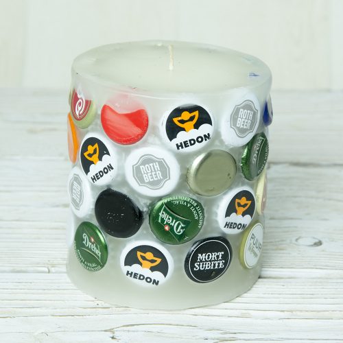 Gyertya söröskupakokkal