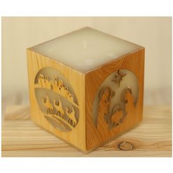 Betlehem gyertya körablakos