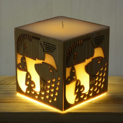 SZERELEM GYERTYA SZÍVVEL