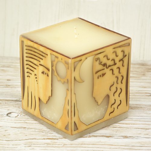 ESKÜVŐ GYERTYA - EGYEDI NÉVVEL ÉS DÁTUMMAL - PÁR