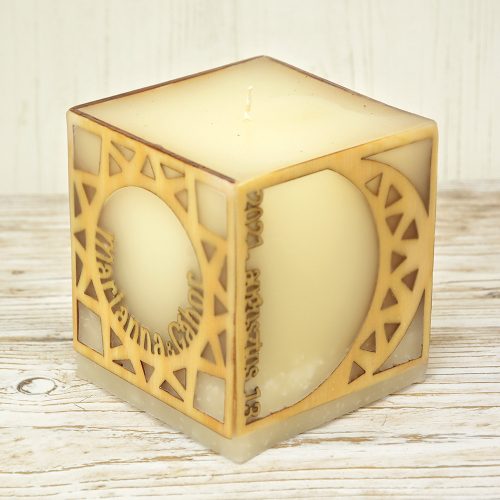 ESKÜVŐ GYERTYA - EGYEDI NÉVVEL ÉS DÁTUMMAL - PÁR