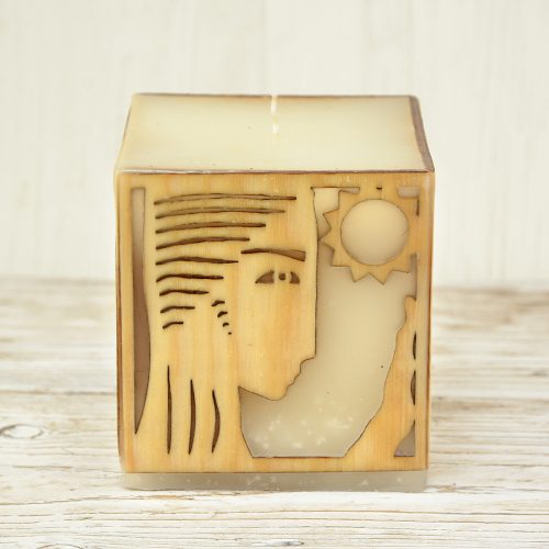 ESKÜVŐ GYERTYA - EGYEDI NÉVVEL ÉS DÁTUMMAL - PÁR