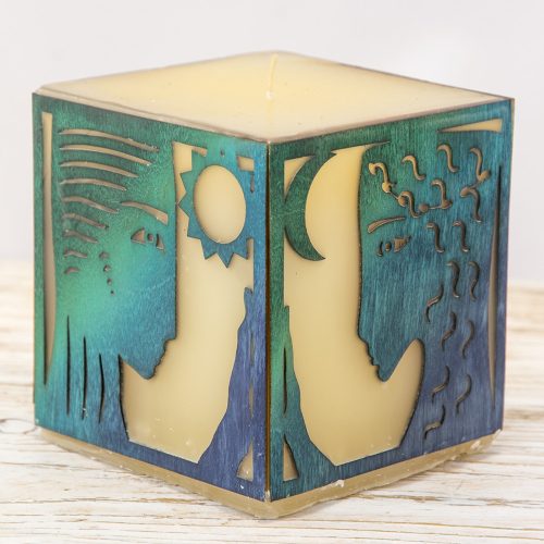 ESKÜVŐ GYERTYA - EGYEDI NÉVVEL ÉS DÁTUMMAL - PÁR