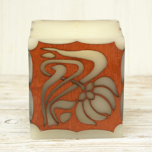 Szecesszió és színek gyertya