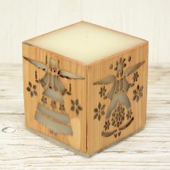 Karácsonyi Angyalok Gyertya natúr