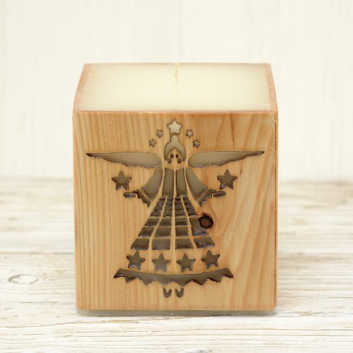 Karácsonyi Angyalok Gyertya natúr