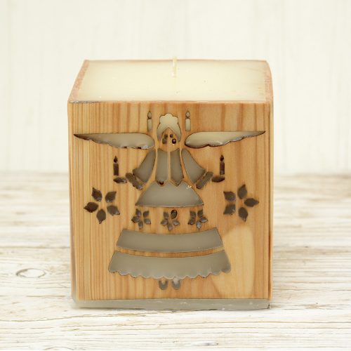 Karácsonyi Angyalok Gyertya natúr