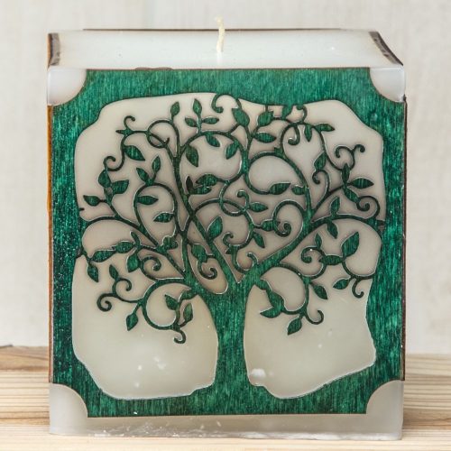 Évszakgyertya színes