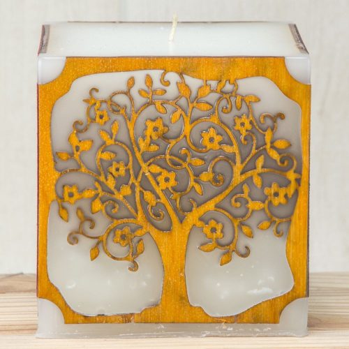 Évszakgyertya színes