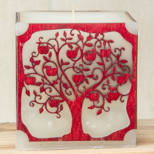 Évszakgyertya színes