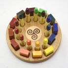 Életfa Waldorf viaszkréta krétatartó krétacsiga Stockmar