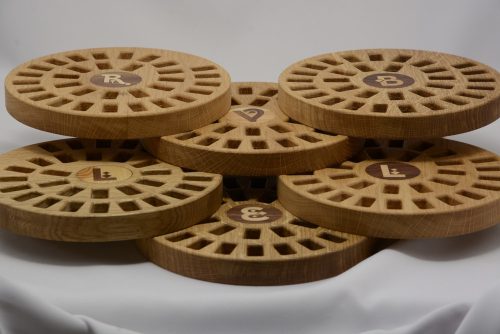 Waldorf viaszkréta krétatartó intarzia krétacsiga Stockmar