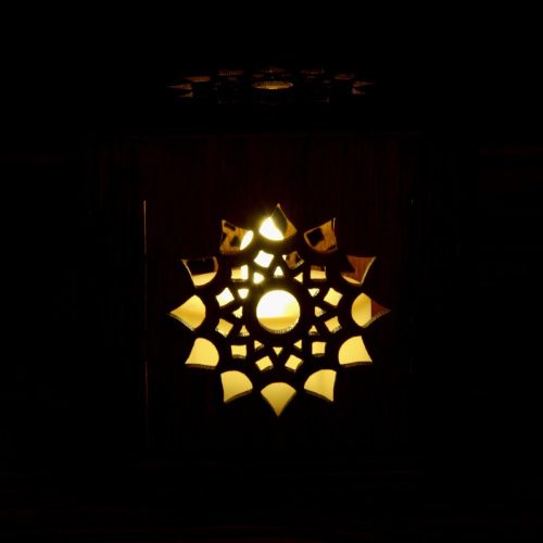 Mandala mécsestartó