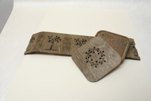 Görög fa mécsestartó