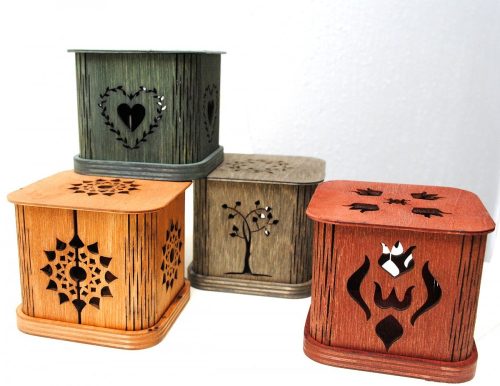 Görög fa mécsestartó