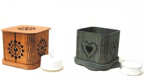 Görög fa mécsestartó