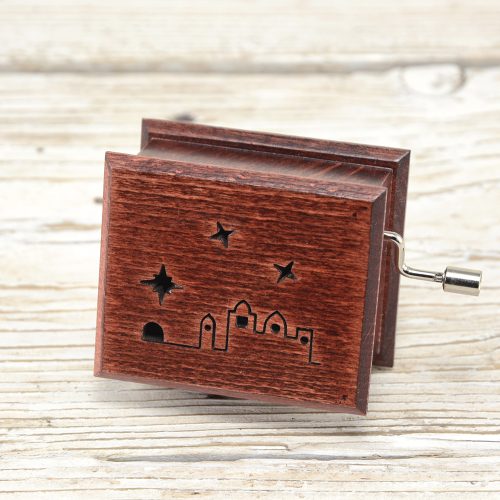 Csendes éj zenedoboz mahagóni