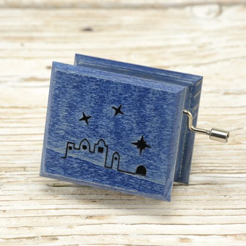 Csendes éj zenedoboz kék