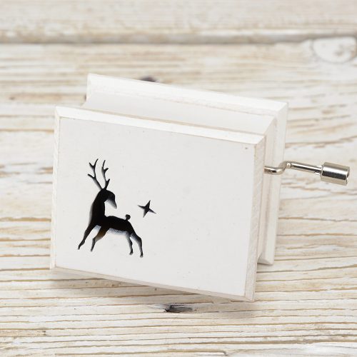 Jingle Bells zenedoboz fehér