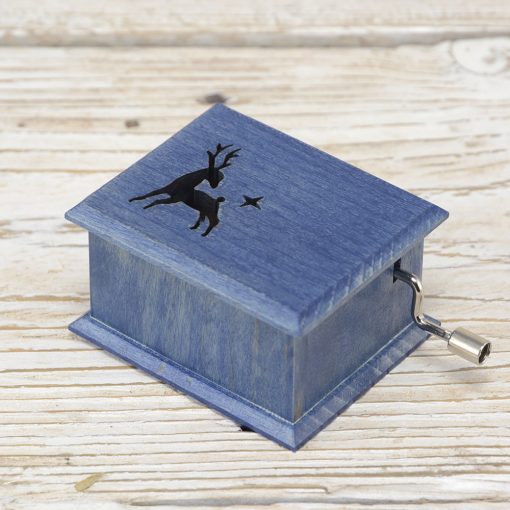 Jingle Bells music box blue