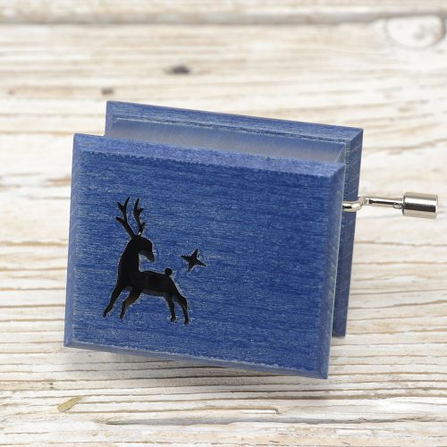 Jingle Bells music box blue