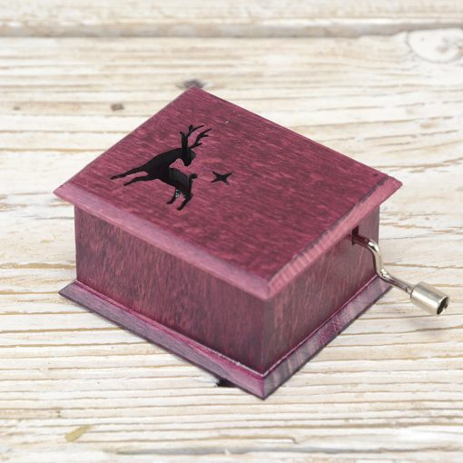 Jingle Bells music box dark pink