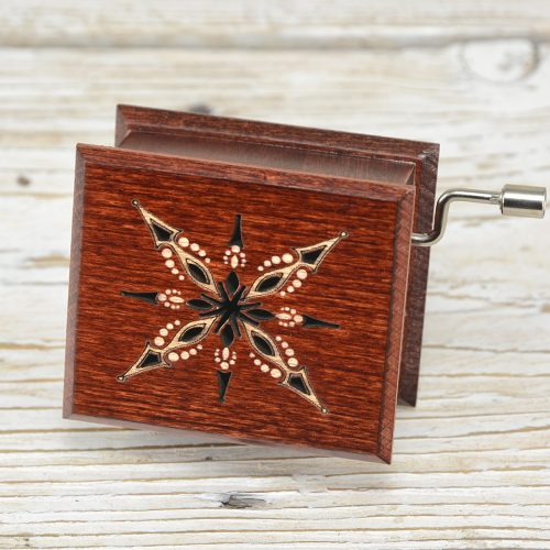 God Rest Ye Merry Gentlemen music box mahogany