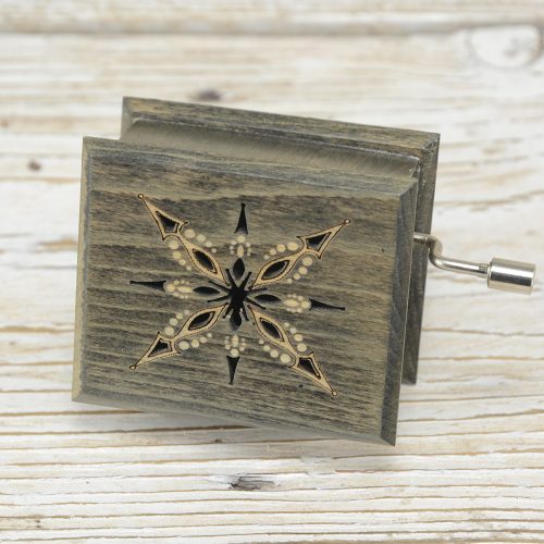 God Rest Ye Merry Gentlemen zenedoboz olajzöld