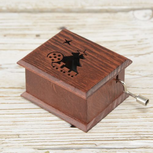 Kiskarácsony, Nagykarácsony zenedoboz mahagóni