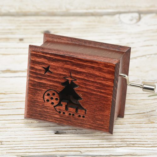 Kiskarácsony, Nagykarácsony zenedoboz mahagóni