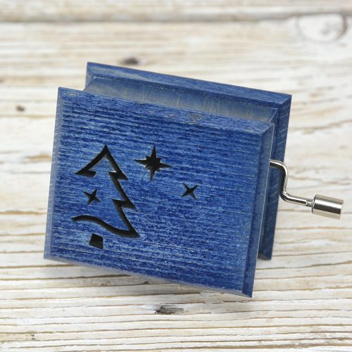 Ó, gyönyörűszép titokzatos éj zenedoboz kék