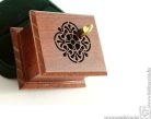 Vivaldi Spring wind-up music box mahogany
