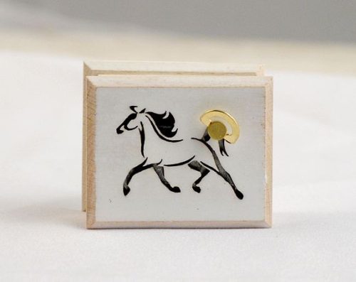 Beethoven Örömóda felhúzható zenedoboz fehér