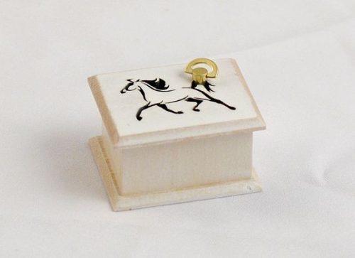 Beethoven Örömóda felhúzható zenedoboz fehér