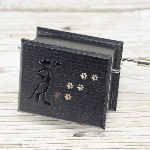 Pink Panther Theme music box black