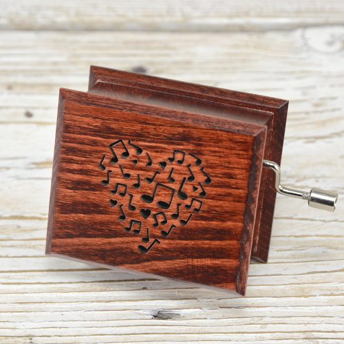 Mozart Magic Flute music box mahogany