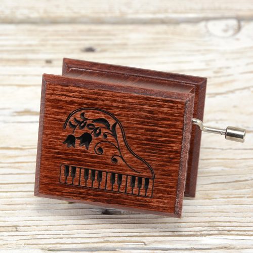 Hungarian Raphsody Franz Ferenc Liszt music box mahogany