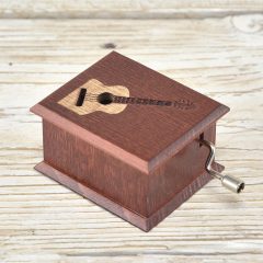 Godfather Guitar music box mahogany