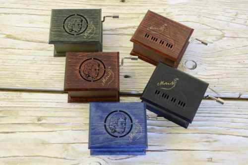 Museum souvenir music box