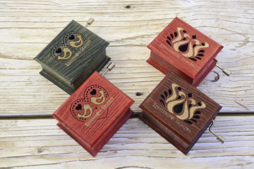 Museum souvenir music box