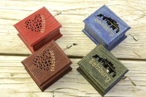 Museum souvenir music box